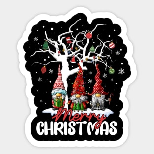 Merry Christmas Gnomes Xmas Family Men Women Shirt Sticker